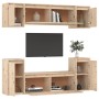 TV-Möbel 6-teilig aus massivem Kiefernholz von vidaXL, TV-Möbel - Ref: Foro24-3100189, Preis: 279,84 €, Rabatt: %