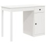 Solid white pine wood desk 100x50x75 cm by vidaXL, Desks - Ref: Foro24-814630, Price: 137,81 €, Discount: %