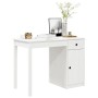 Solid white pine wood desk 100x50x75 cm by vidaXL, Desks - Ref: Foro24-814630, Price: 137,81 €, Discount: %