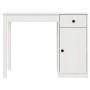 Solid white pine wood desk 100x50x75 cm by vidaXL, Desks - Ref: Foro24-814630, Price: 137,81 €, Discount: %