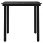 Juego de comedor para jardín 3 piezas gris y negro de vidaXL, Conjuntos de jardín - Ref: Foro24-3099389, Precio: 171,74 €, De...