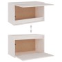 Muebles para TV 3 piezas madera maciza de pino blanco de vidaXL, Muebles TV - Ref: Foro24-3100120, Precio: 133,45 €, Descuent...