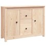 Aparador de madera maciza de pino 100x35x74 cm de vidaXL, Aparadores - Ref: Foro24-814564, Precio: 152,99 €, Descuento: %