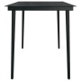 Juego de comedor de jardín 7 piezas marrón y negro de vidaXL, Conjuntos de jardín - Ref: Foro24-3099404, Precio: 372,99 €, De...