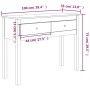 Konsolentisch aus massivem Kiefernholz, 100 x 35 x 75 cm von vidaXL, Seitentische - Ref: Foro24-814614, Preis: 97,20 €, Rabat...