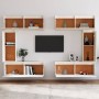 Muebles para TV 6 piezas madera maciza de pino blanco de vidaXL, Muebles TV - Ref: Foro24-3100200, Precio: 311,99 €, Descuent...