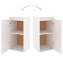 Muebles para TV 2 piezas madera maciza de pino blanco de vidaXL, Muebles TV - Ref: Foro24-3100155, Precio: 94,96 €, Descuento: %