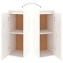 Muebles para TV 2 piezas madera maciza de pino blanco de vidaXL, Muebles TV - Ref: Foro24-3100155, Precio: 94,96 €, Descuento: %