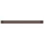 Brown powder coated steel flower bed planter 507x100x36cm by vidaXL, Pots and planters - Ref: Foro24-319010, Price: 152,80 €,...