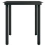 Juego de comedor de jardín 7 piezas negro de vidaXL, Conjuntos de jardín - Ref: Foro24-3099380, Precio: 411,96 €, Descuento: %