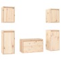 TV furniture set, 5 pieces made of solid pine wood by vidaXL, TV Furniture - Ref: Foro24-3100269, Price: 206,76 €, Discount: %