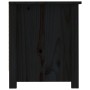 Solid black pine wood shoe cabinet 110x38x45.5 cm by vidaXL, Shoe racks and shoe organizers - Ref: Foro24-814598, Price: 80,0...