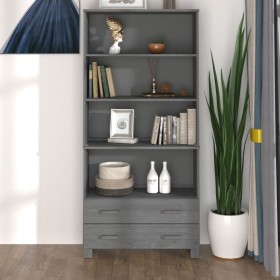 Aparador HAMAR madera de pino maciza gris oscuro de vidaXL, Aparadores - Ref: Foro24-3100936, Precio: 157,99 €, Descuento: %