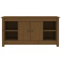 TV cabinet solid honey brown pine wood 103x36.5x52 cm by vidaXL, TV Furniture - Ref: Foro24-814577, Price: 74,12 €, Discount: %