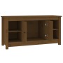 TV cabinet solid honey brown pine wood 103x36.5x52 cm by vidaXL, TV Furniture - Ref: Foro24-814577, Price: 74,12 €, Discount: %