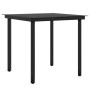 Juego de comedor de jardín 5 piezas con cojines negro de vidaXL, Conjuntos de jardín - Ref: Foro24-3099506, Precio: 443,99 €,...