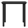 Juego de comedor de jardín 5 piezas con cojines negro de vidaXL, Conjuntos de jardín - Ref: Foro24-3099506, Precio: 443,99 €,...