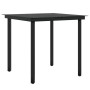 Juego de comedor de jardín 5 piezas con cojines negro de vidaXL, Conjuntos de jardín - Ref: Foro24-3099530, Precio: 619,35 €,...