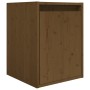 TV furniture 5 pieces solid honey brown pine wood by vidaXL, TV Furniture - Ref: Foro24-3100272, Price: 161,63 €, Discount: %