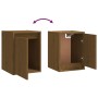 TV furniture 5 pieces solid honey brown pine wood by vidaXL, TV Furniture - Ref: Foro24-3100272, Price: 161,63 €, Discount: %