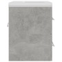 Mueble con lavabo madera de ingeniería gris hormigón de vidaXL, Tocadores de baño - Ref: Foro24-3099045, Precio: 169,84 €, De...