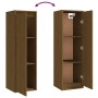 TV furniture 4 pieces solid honey brown pine wood by vidaXL, TV Furniture - Ref: Foro24-3100252, Price: 170,31 €, Discount: %