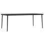 9-teiliges Garten-Essset in Grau und Schwarz von vidaXL, Gartensets - Ref: Foro24-3099412, Preis: 565,08 €, Rabatt: %