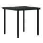 Juego de comedor de jardín 3 piezas con cojines negro de vidaXL, Conjuntos de jardín - Ref: Foro24-3099353, Precio: 391,74 €,...