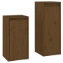 TV furniture 2 pieces solid honey brown pine wood by vidaXL, TV Furniture - Ref: Foro24-3100157, Price: 86,99 €, Discount: %