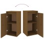 TV furniture 2 pieces solid honey brown pine wood by vidaXL, TV Furniture - Ref: Foro24-3100157, Price: 86,99 €, Discount: %