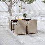 5-piece garden dining set with brown cushions by vidaXL, Garden sets - Ref: Foro24-3099567, Price: 804,67 €, Discount: %