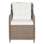 5-piece garden dining set with brown cushions by vidaXL, Garden sets - Ref: Foro24-3099567, Price: 804,67 €, Discount: %