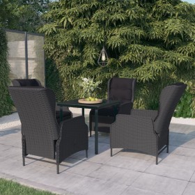 Dunkelgraues 5-teiliges Garten-Essset von vidaXL, Gartensets - Ref: Foro24-3099638, Preis: 1,00 €, Rabatt: %