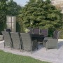 Garden dining set 9 pieces light gray by vidaXL, Garden sets - Ref: Foro24-3099648, Price: 2,00 €, Discount: %