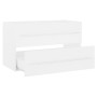 Mueble con lavabo aglomerado blanco de vidaXL, Tocadores de baño - Ref: Foro24-3099050, Precio: 210,82 €, Descuento: %