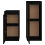 TV furniture, 2 pieces, solid black pine wood by vidaXL, TV Furniture - Ref: Foro24-3100158, Price: 94,28 €, Discount: %