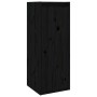 TV furniture, 2 pieces, solid black pine wood by vidaXL, TV Furniture - Ref: Foro24-3100158, Price: 94,28 €, Discount: %