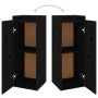 TV furniture, 2 pieces, solid black pine wood by vidaXL, TV Furniture - Ref: Foro24-3100158, Price: 94,28 €, Discount: %