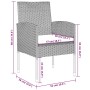 Juego de comedor para jardín 5 piezas gris antracita de vidaXL, Conjuntos de jardín - Ref: Foro24-3099608, Precio: 331,93 €, ...