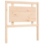 Estructura de cama con cabecero madera maciza 90x200 cm de vidaXL, Camas y somieres - Ref: Foro24-3194036, Precio: 104,37 €, ...