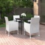 Garten-Essgruppe 5-teilig und Kissen aus synthetischem Rattan und Glas von vidaXL, Gartensets - Ref: Foro24-3099746, Preis: 3...