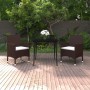 Garden dining set 3 pieces and synthetic rattan and glass cushions by vidaXL, Garden sets - Ref: Foro24-3099721, Price: 245,4...