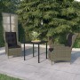 Braunes 3-teiliges Garten-Ess-Set von vidaXL, Gartensets - Ref: Foro24-3099649, Preis: 588,99 €, Rabatt: %