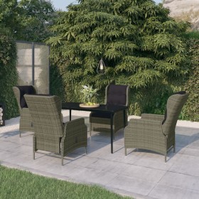 5-piece garden dining set with brown cushions by vidaXL, Garden sets - Ref: Foro24-3099669, Price: 1,00 €, Discount: %