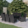 Dark gray 9-piece garden dining set by vidaXL, Garden sets - Ref: Foro24-3099660, Price: 2,00 €, Discount: %