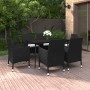 Set comedor de jardín 7 pzas y cojines ratán sintético y vidrio de vidaXL, Conjuntos de jardín - Ref: Foro24-3099730, Precio:...