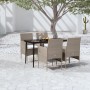 5-piece garden dining set with beige and black cushions by vidaXL, Garden sets - Ref: Foro24-3099319, Price: 372,21 €, Discou...