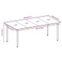 Garten-Essset 9-teilig in Grau und Schwarz von vidaXL, Gartensets - Ref: Foro24-3099340, Preis: 732,22 €, Rabatt: %