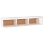 TV stand, 3-piece solid white pine wood by vidaXL, TV Furniture - Ref: Foro24-3100130, Price: 116,99 €, Discount: %