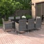 Garden dining set 9 pieces and synthetic rattan and glass cushions by vidaXL, Garden sets - Ref: Foro24-3099792, Price: 726,5...